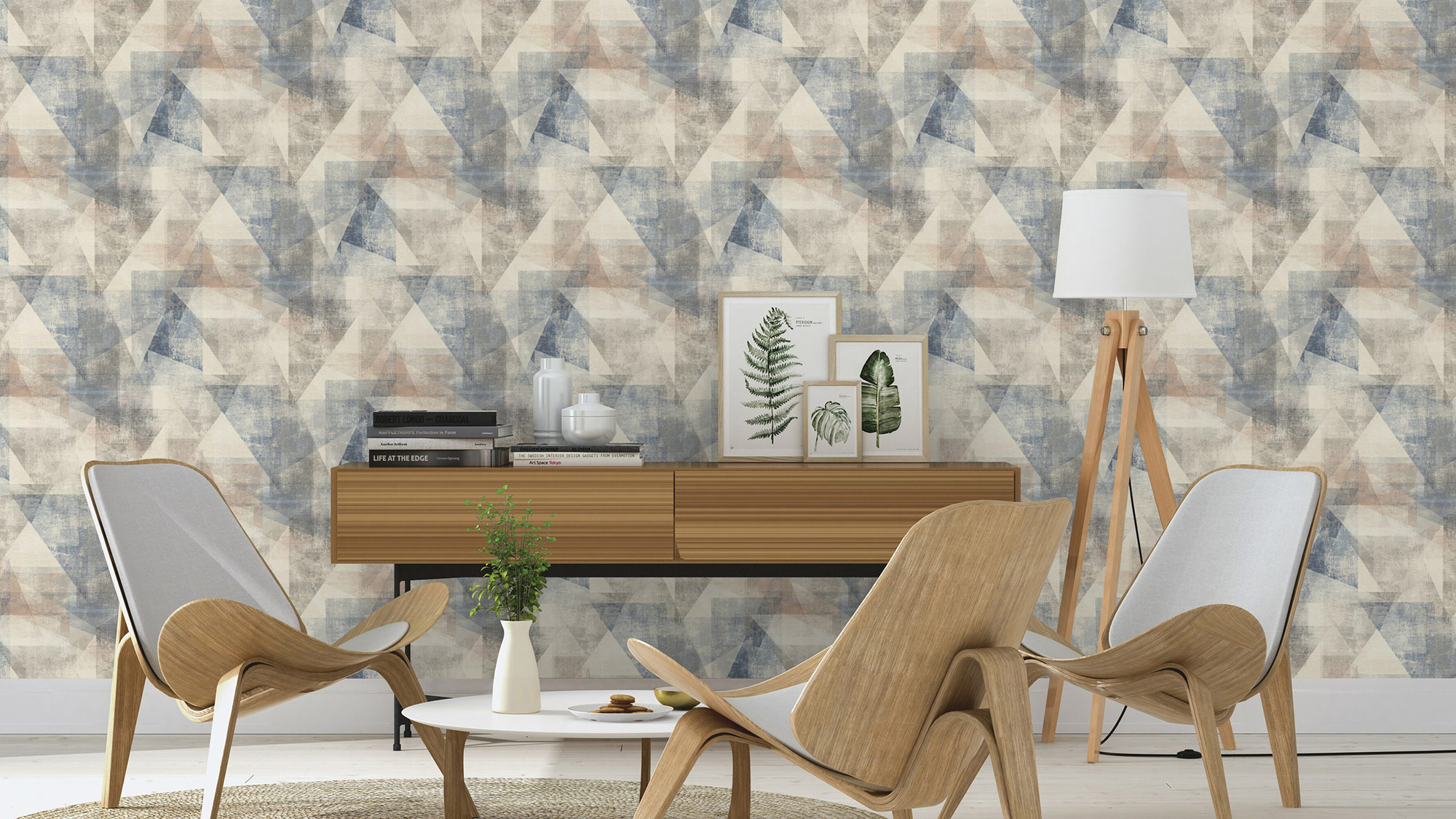 Rasch Vliestapete Linares Dreiecke Grafik 617955