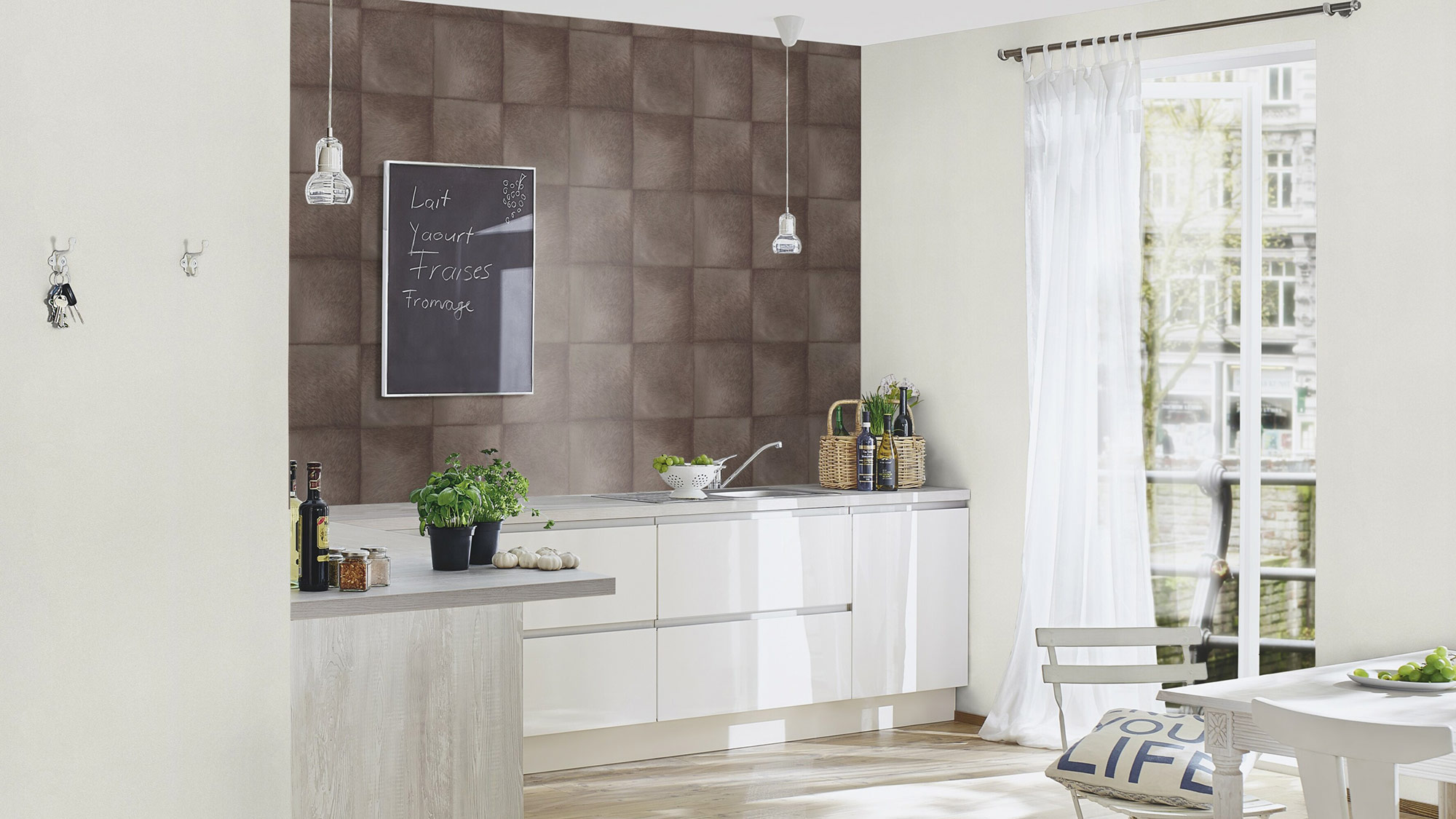 Rasch Vliestapete Club Fell Uni 418637