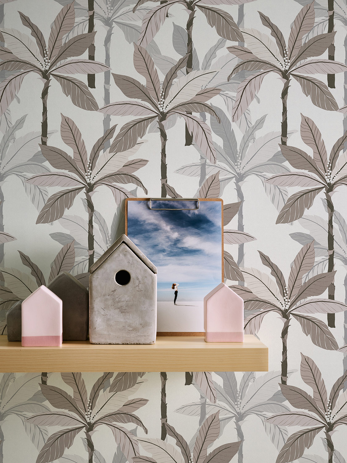 AS Création Vliestapete Geo Nordic weiss 375305