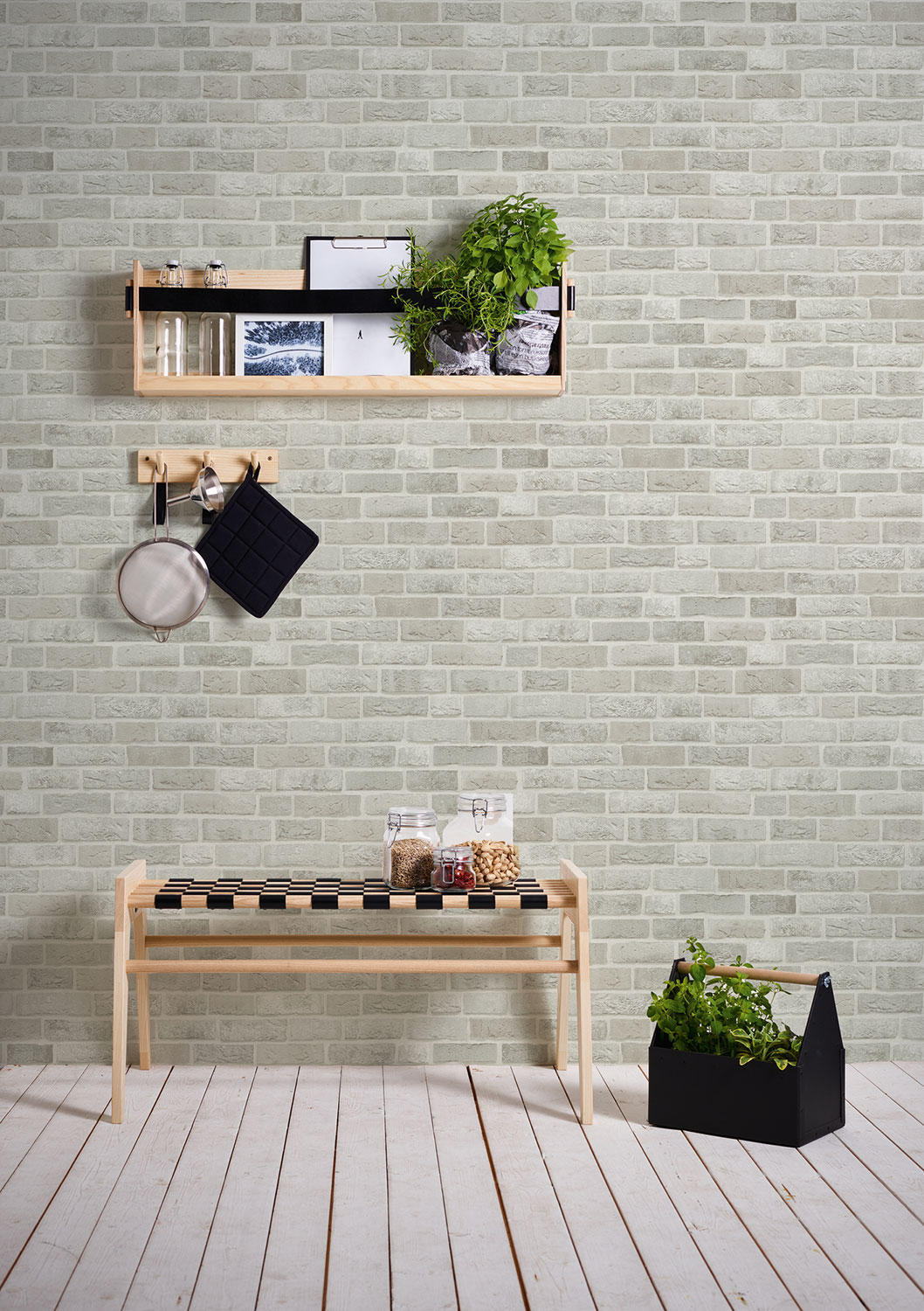 Thomas Vlies-Tapete Mauer Stein grau TLT023 - 369812