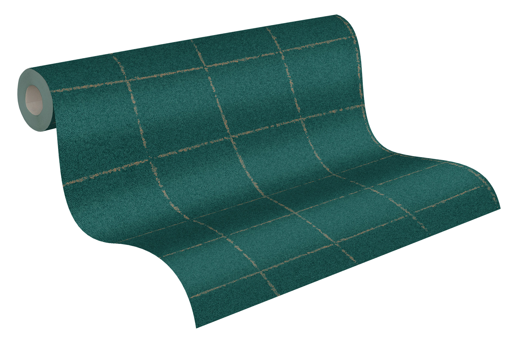 AS Vliestapete grün Kachel New Elegance 375511