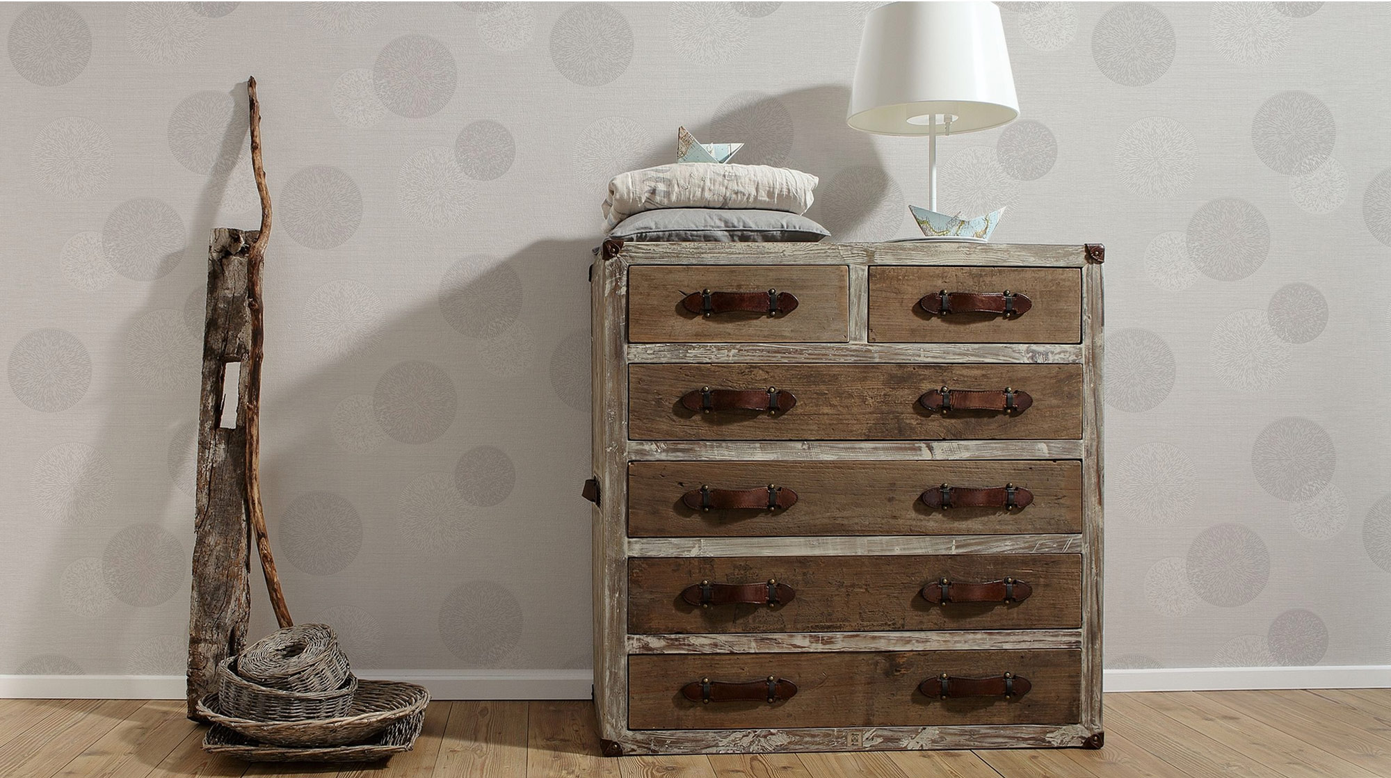 AS Vliestapete Happy Spring Grafik Grau 347712 AS Vliestapete Happy Spring Grafik Grau 347712