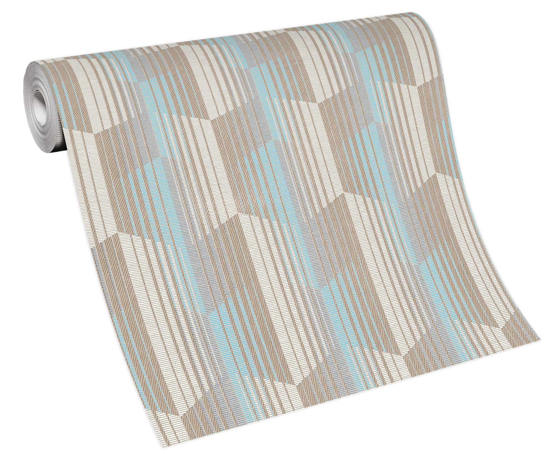 Erismann Vliestapete Charisma Streifen türkis 1024718