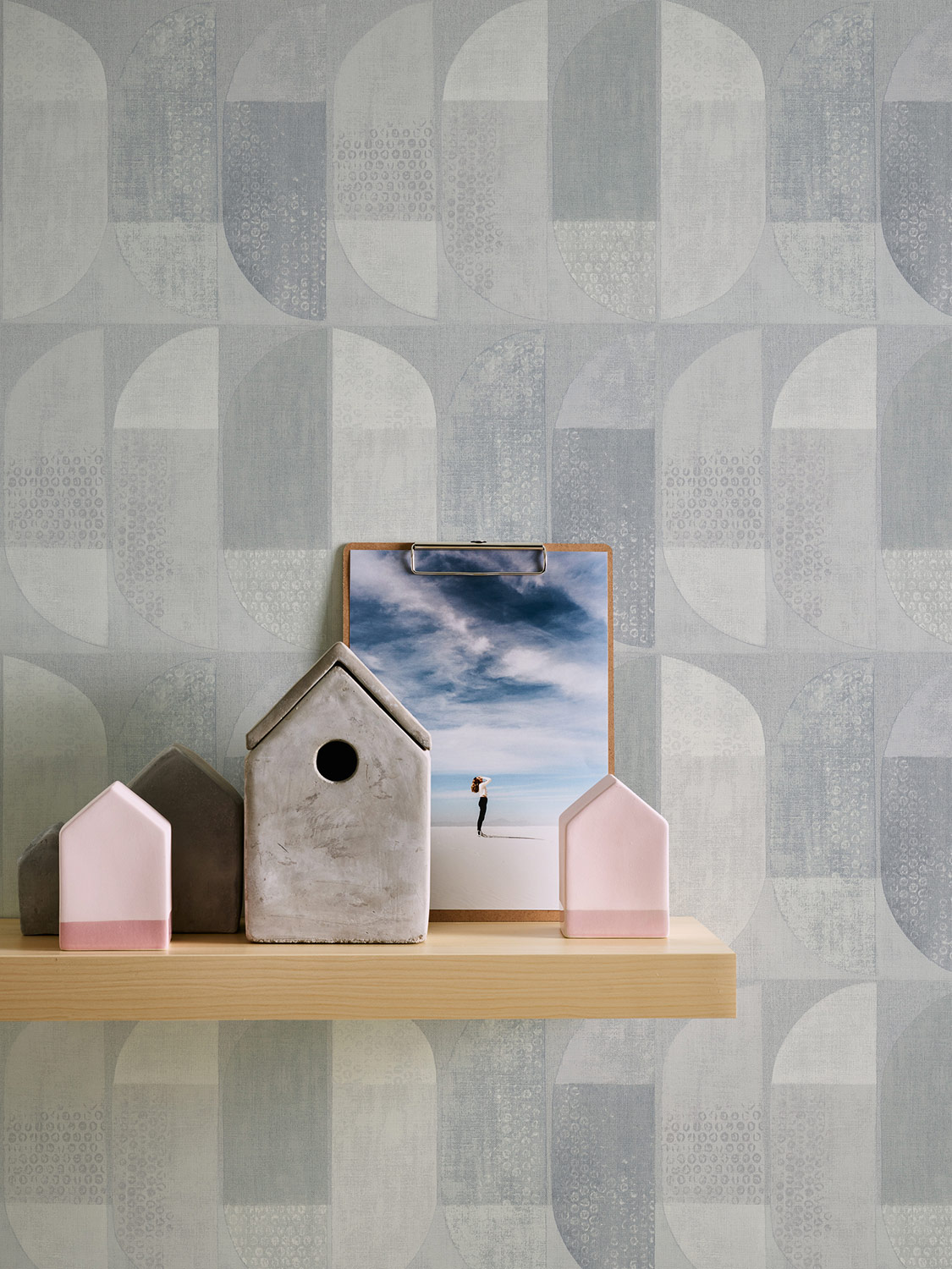 AS Création Vliestapete Geo Nordic grau 375315