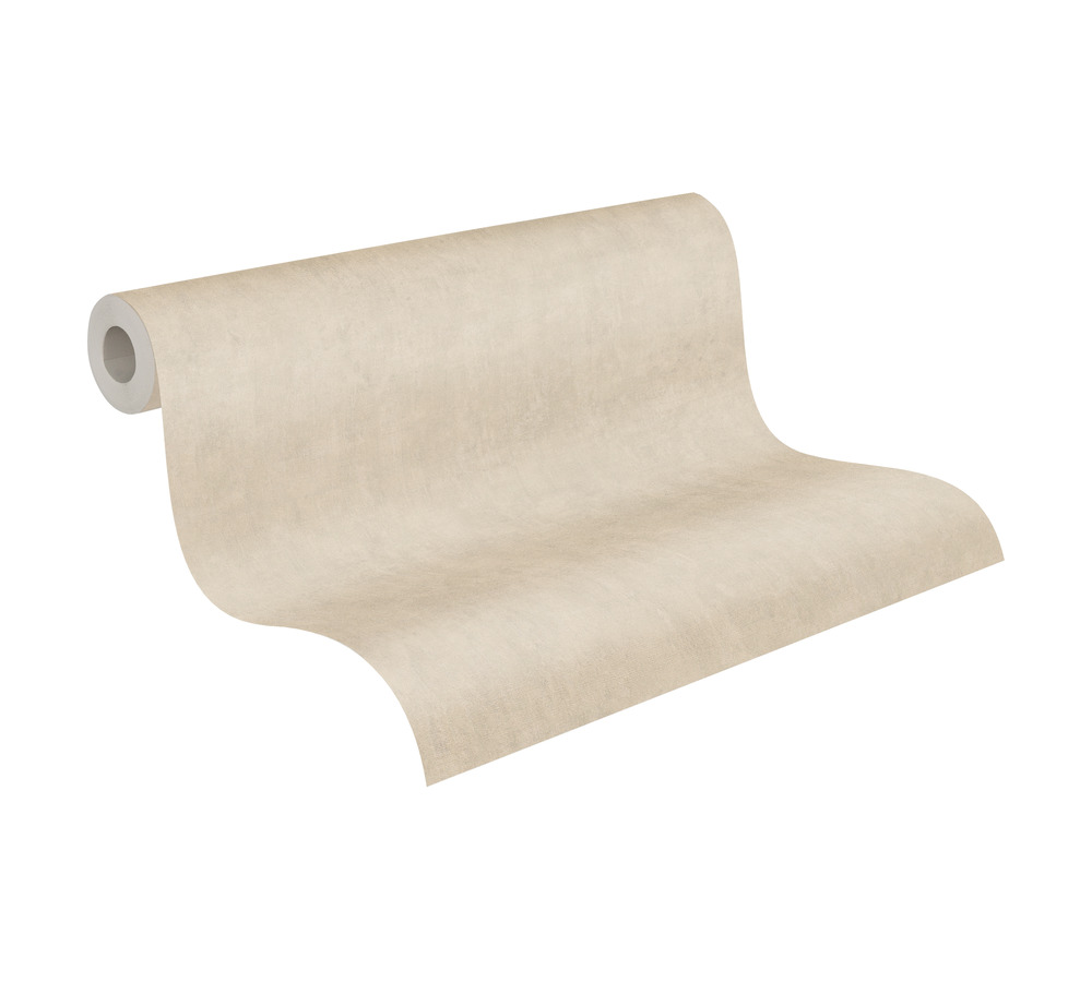 AS Vliestapete Unitapete beige/creme 380245