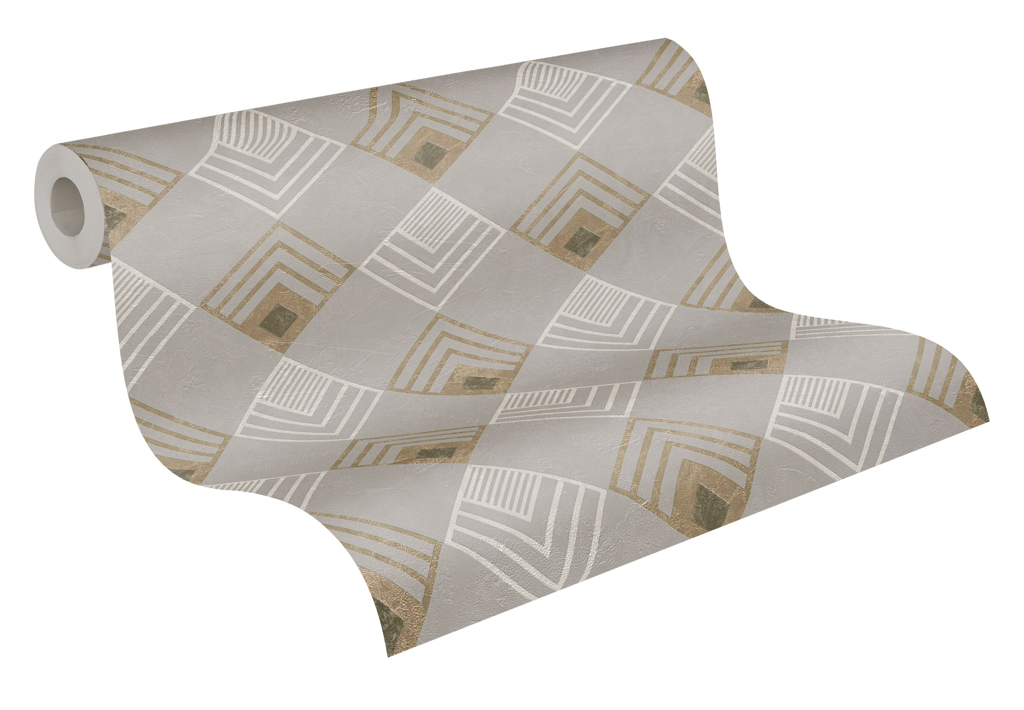 AS Vliestapete New Life Designtapete grau 376823