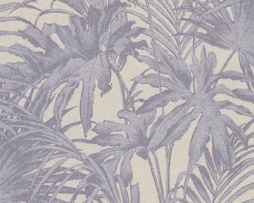 AS Vliestapete Soraya lila Blätter 305884