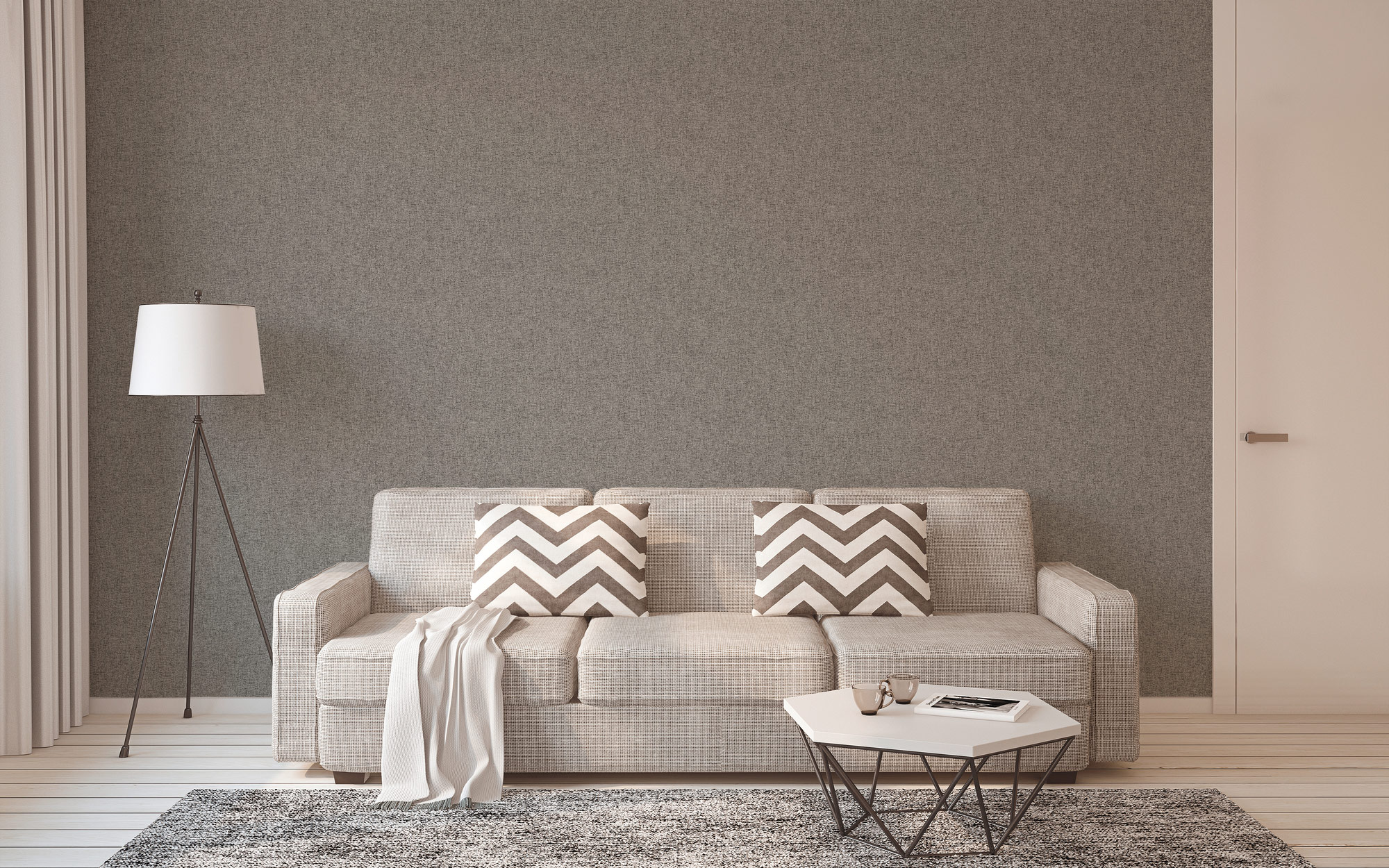 AS Vliestapete New Elegance grau Unitapete 375485