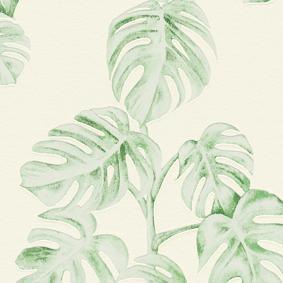 AS Vliestapete Greenery Dschungel grün-weiss Blätter 372813 AS Vliestapete Greenery Dschungel grün-weiss Blätter 372813