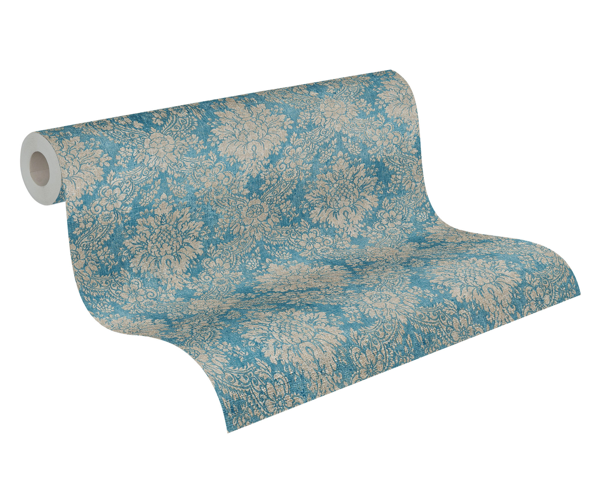 AS Vliestapete Secret Garden Barocktapete blau 336075