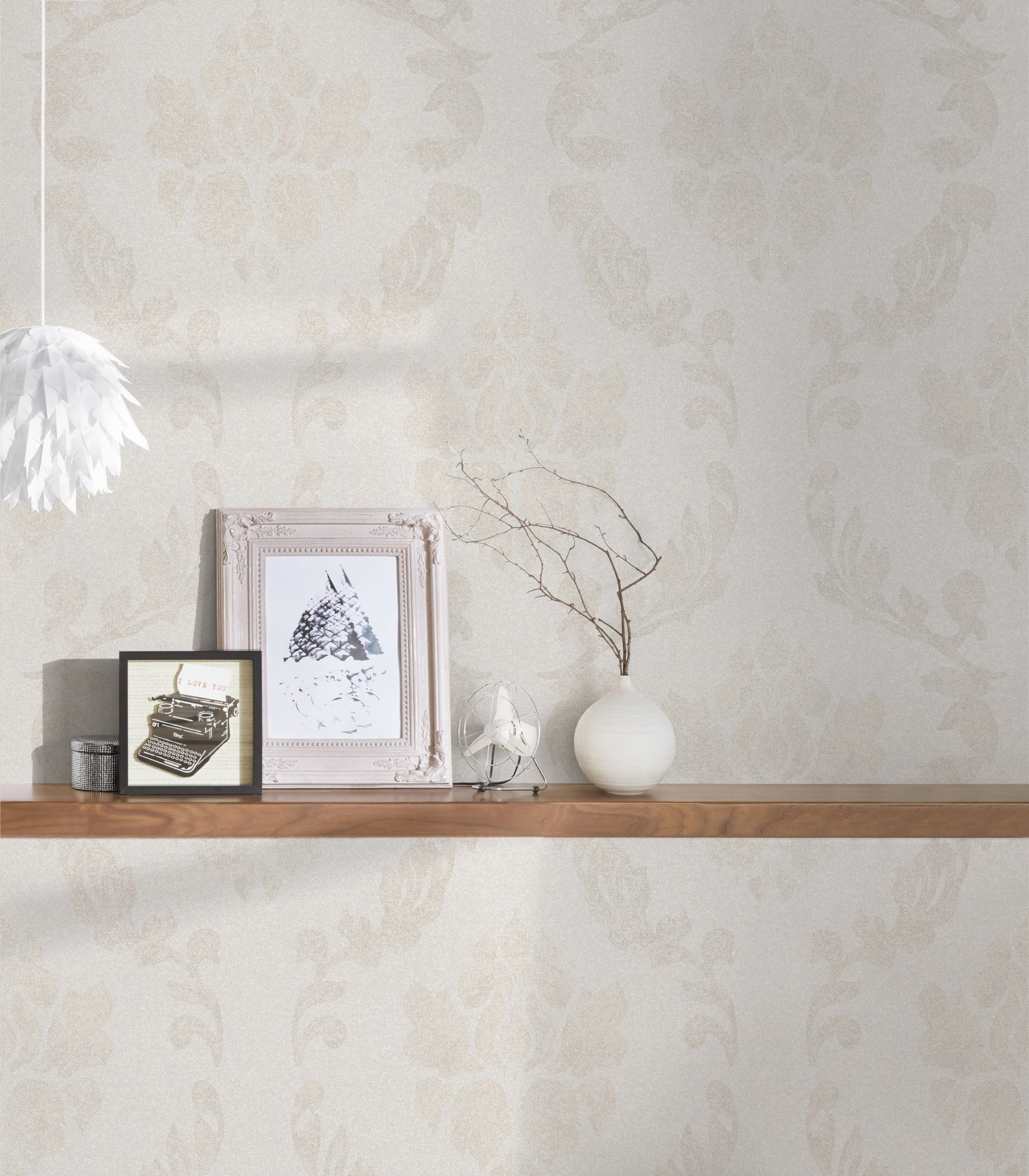 AS Vliestapete beige/creme Barocktapete New Elegance 375521