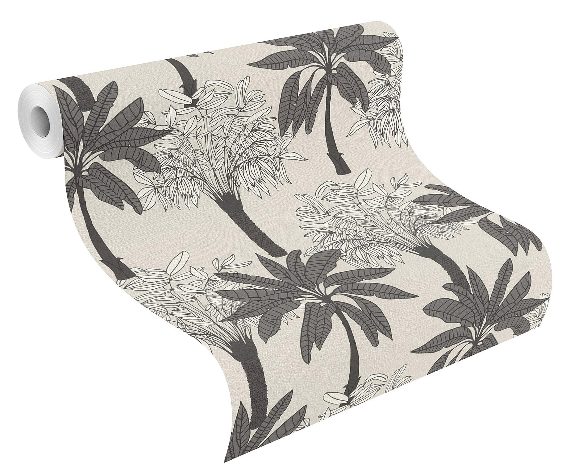 Rasch Vliestapete Club Botanique Palmen braun 537802